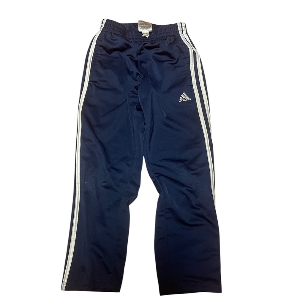 🔥2/$24 or 3/$30🔥Boys Adidas Navy Pants with White Stripes size 7